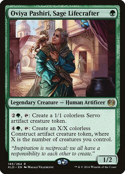 Oviya Pashiri, Sage Lifecrafter Card Front