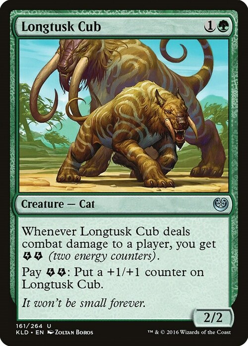 Longtusk Cub Card Front