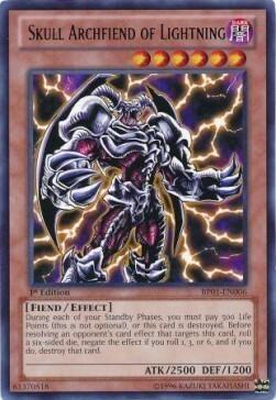 Skull Archfiend of Lightning Card Front