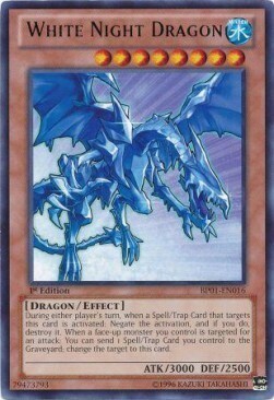 White Night Dragon Card Front