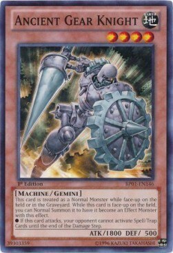 Ancient Gear Knight Card Front