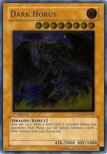 Yu-Gi-Oh! selling Dark Horus UTR By Konami x2