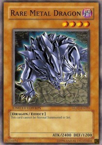 Rare Metal Dragon Card Front