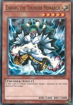 Zaborg the Thunder Monarch Card Front