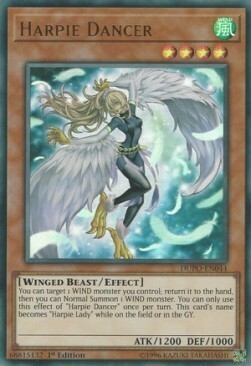 Harpie Dancer Card Front