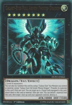 Galaxy-Eyes Full Armor Photon Dragon Card Front