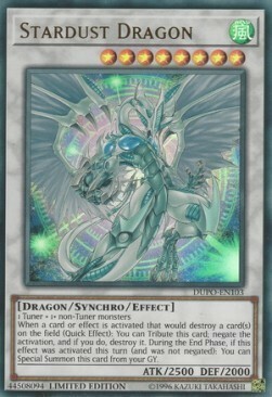 Stardust Dragon Card Front