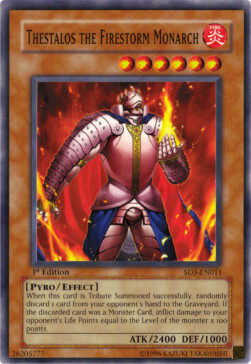 Thestalos the Firestorm Monarch Card Front