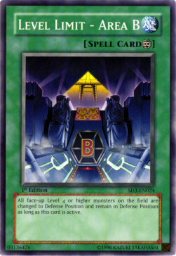 Level Limit - Area B Card Front