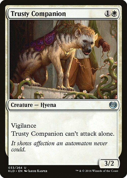 Trusty Companion Card Front