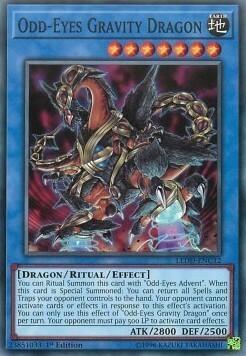 Odd-Eyes Gravity Dragon Card Front