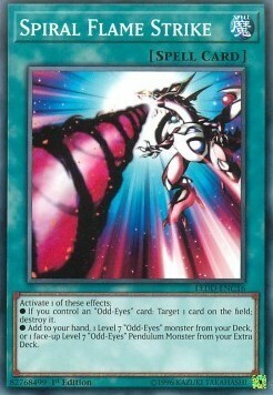 Spiral Flame Strike Card Front