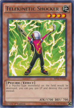 Telekinetic Shocker Card Front