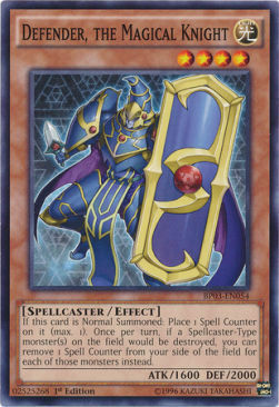 Defender, the Magical Knight Card Front