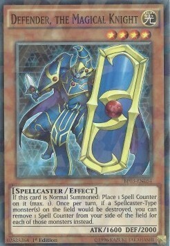 Defender, the Magical Knight Card Front