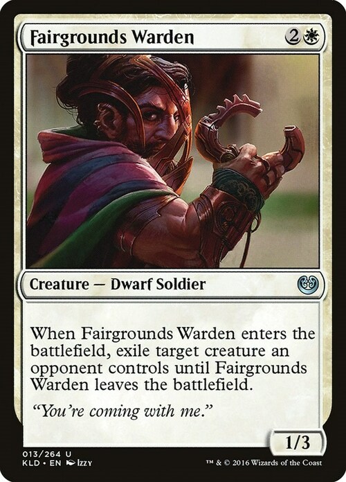 Fairgrounds Warden Card Front