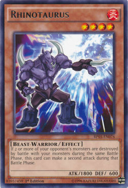 Rhinotaurus Card Front