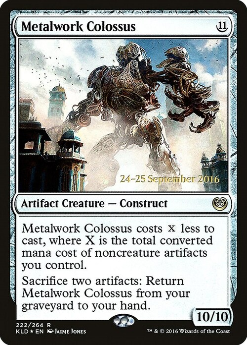 Metalwork Colossus Card Front