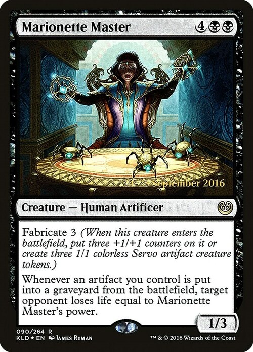 Marionette Master Card Front