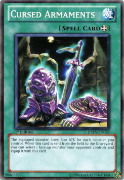 Cursed Armaments Card Front