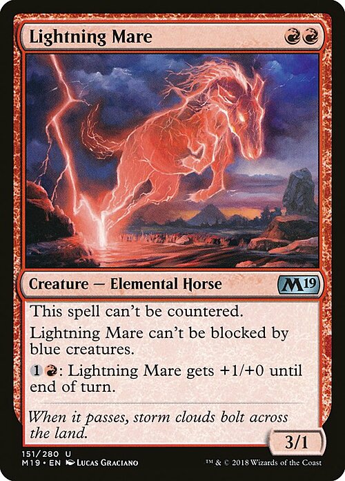 Lightning Mare Card Front