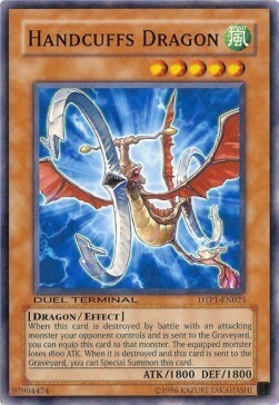 Handcuffs Dragon Card Front