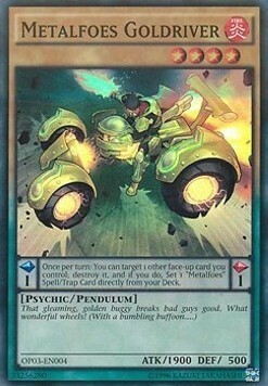 Metalfoes Goldriver Card Front