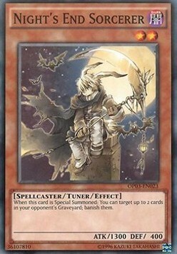 Night's End Sorcerer Card Front