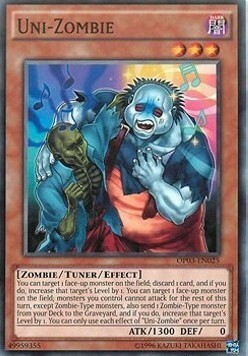 Uni-Zombie Card Front