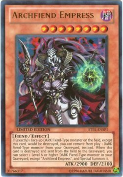 Archfiend Empre Card Front