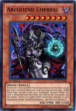 Archfiend Empress Card Front