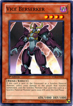 Vice Berserker Card Front