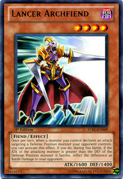 Lancer Archfiend Card Front