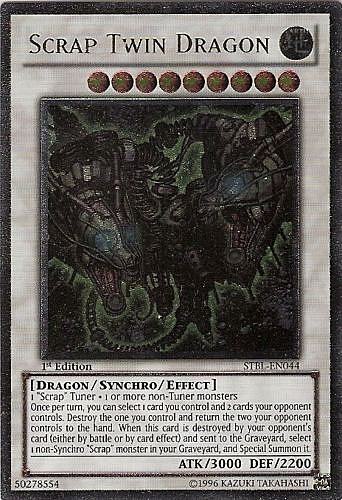 Scrap Twin Dragon Card Front