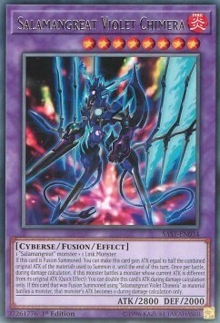 Salamangreat Violet Chimera Card Front