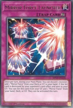 Mirror Force Launcher Card Front