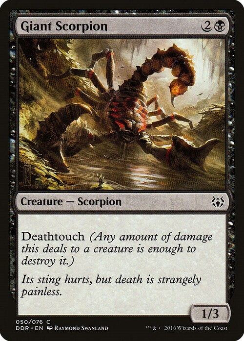 Giant Scorpion Card Front