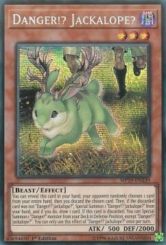 Danger!? Jackalope? Card Front