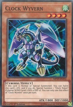 Clock Wyvern Card Front