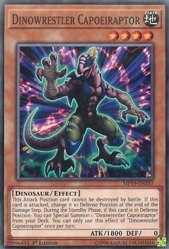 Dinowrestler Capoeiraptor Card Front