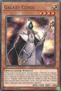 Galaxy Cleric Card Front