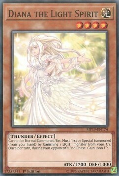 Diana the Light Spirit Card Front