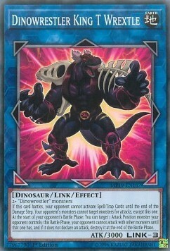 Dinowrestler King T Wrextle Card Front