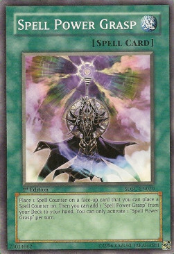 Spell Power Grasp Card Front