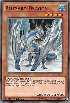 Blizzard Dragon Card Front