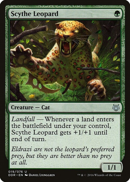 Scythe Leopard Card Front