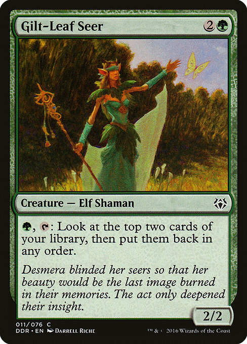 Gilt-Leaf Seer Card Front