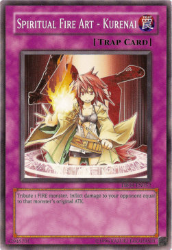 Spiritual Fire Art - Kurenai Card Front