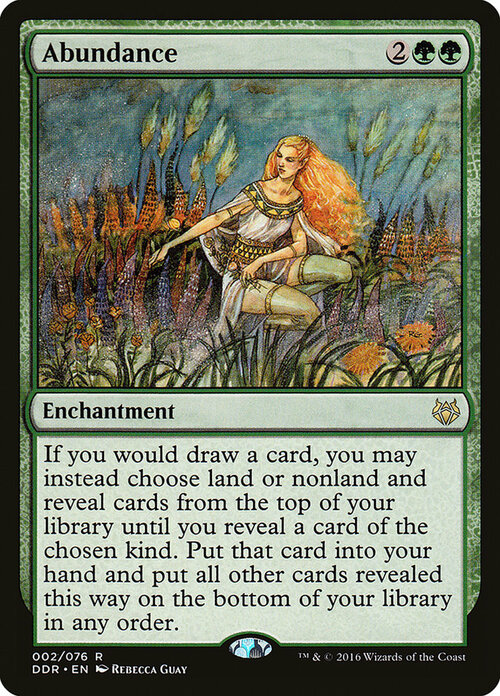 Abundance Card Front