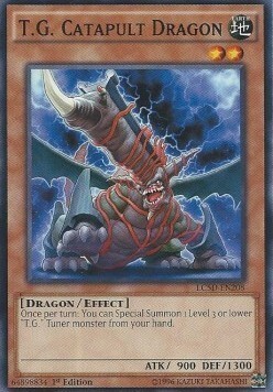 T.G. Catapult Dragon Card Front